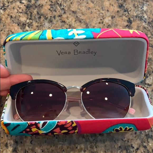 NEW POLARIZED VERA BRADLEY CAT EYE SUNGLASSES - Picture 1 of 3